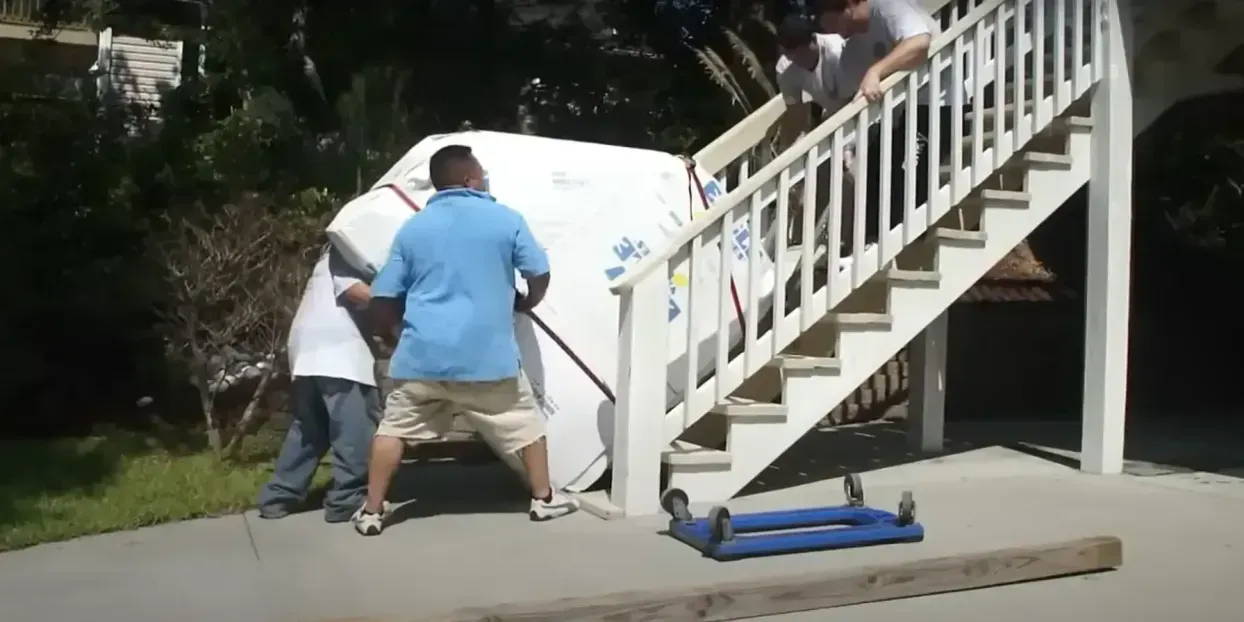 Movers loading the truck